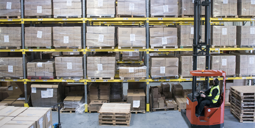 Packaging Supplies warehouse.